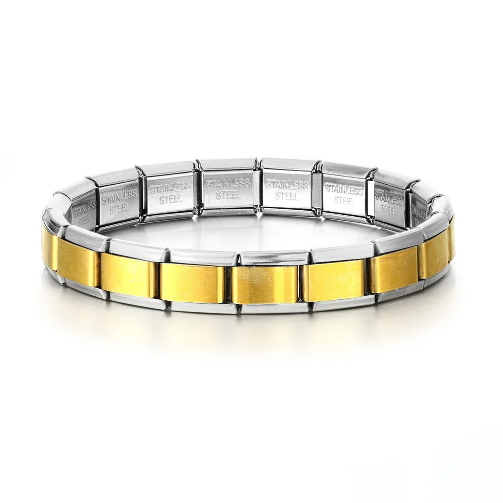 Italian Link Cuff Bracelet - Oria Jewel