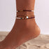 Boho Beaded Beach Anklet – Multi-Layer Foot Jewelry for Women - Oria Jewel