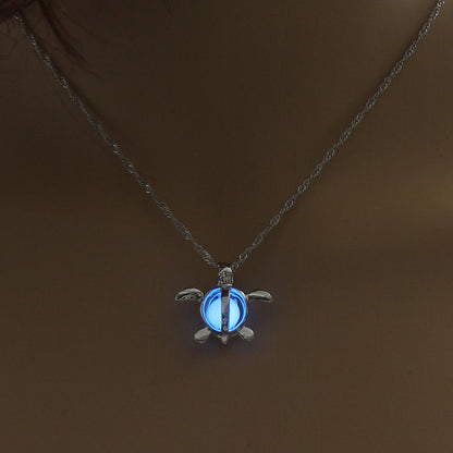 Glowing Moon Necklace – Luminous Healing Stone Pendant - Oria Jewel