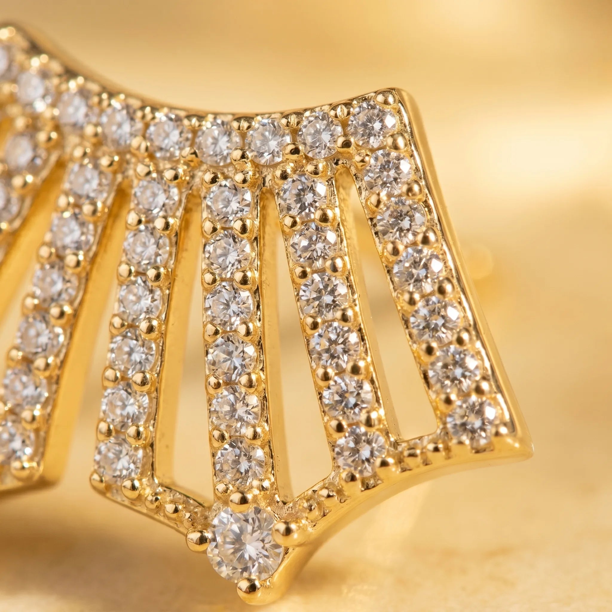 Fan Ear Cuff Earrings