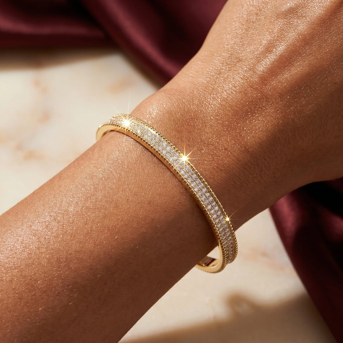 Xaria Pavé Wrist Cuff