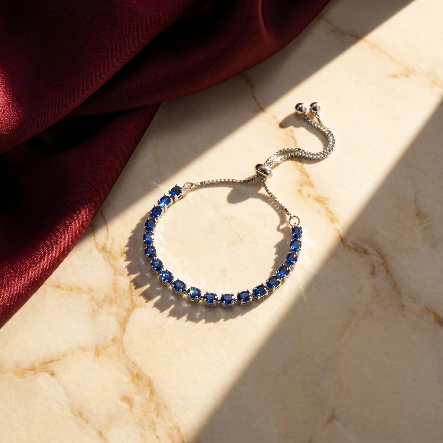 Aurelia Cluster Tennis Bracelet