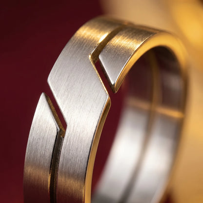 Wide Silver Band Ring